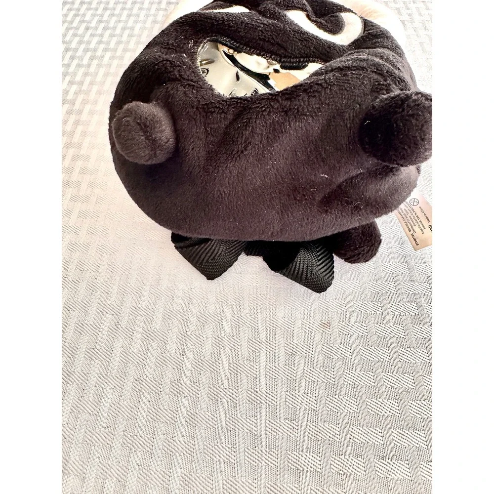 Jordi Nogues‎ Badtoro Black Plush Bull Mini Backpack Y2K Goth Emo Barcelona